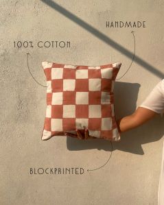 Block Printed Cotton Cushion Covers