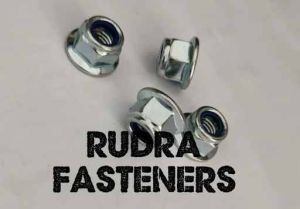 Mild Steel Nylock Flange Nut