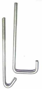 Mild Steel J Foundation Bolt