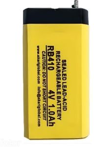rb410 rechargeable 4 volt akari sealed lead battery