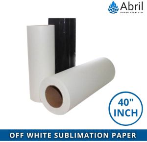 Off White Sublimation Heat Transfer Paper Roll
