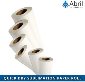 Quick Dry Sublimation Heat Transfer Paper Roll