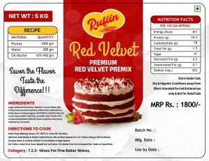 Rufiin Premium Red Velvet Cake Premix