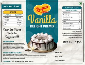 Rufiin Vanilla Delight Cake Premix