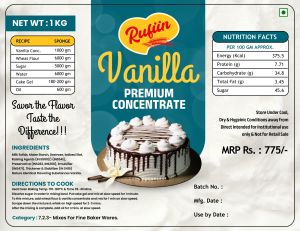 Rufiin Vanilla Premium Cake Concentrate