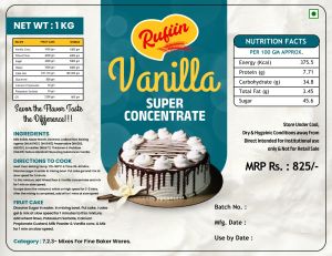 Rufiin Vanilla Super Cake Concentrate