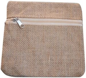 Plain Jute Pouch Bag
