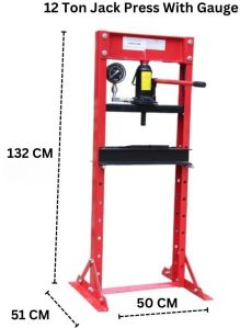 12 Ton Jack Press with Gauge