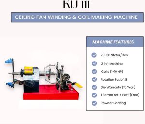 Fan Winding Machine 2 in 1 Hand Operated - Kij 111