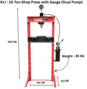 20 Ton Hydraulic Workshop Press (Dual Pump)