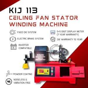Ceiling Fan Winding Machine - Kij 113 (Inverter Compatible)