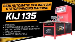 Semi CNC Ceiling Fan Winding Machine – Kij 135