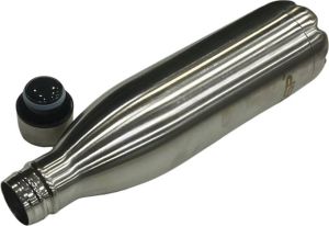 1000ml Silver Stainless Steel Water Bottle