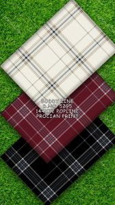 Printed Cotton Laffer Shirting Fabric