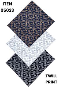 Printed Twill Cotton Shirting Fabrics