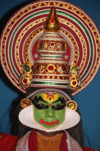 Kathakali Dancer Portrait Wall Painting