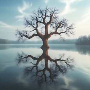 Tree Digital Landscape Painting