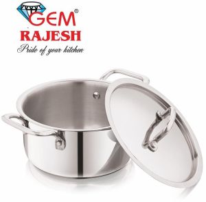 20 Cm Stainless Steel Triply Casserole with Lid