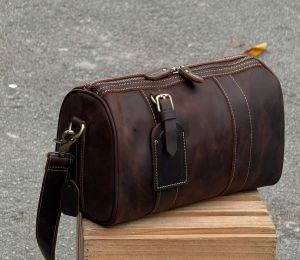 Cow Hunter Leather Duffle Bag