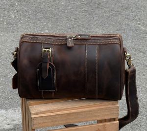 Cow Hunter Leather Duffle Bag