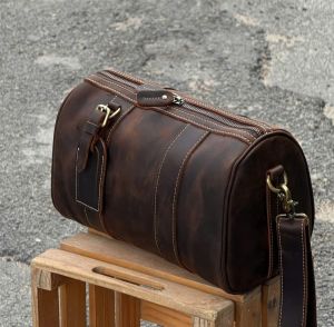 Cow Hunter Leather Duffle Bag