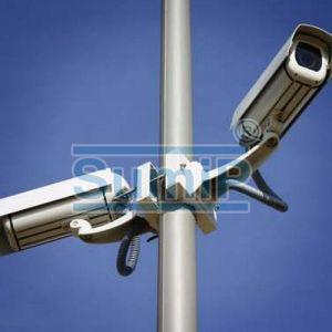 Fiberglass CCTV Camera Poles