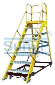 FPM1000 Series 300 Lbs Fibreglass Mobile Maintenance Platform Ladder