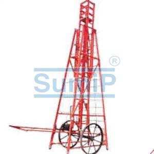 MTPL1000 300 Lbs Fibreglass Mobile Telescopic Platform Ladder