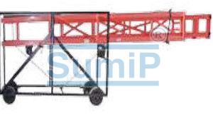 MTPL2000 300 Lbs Fibreglass Mobile Telescopic Platform Tiltable Ladder