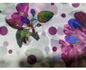 Garments Floral Printed Polyester Fabrics