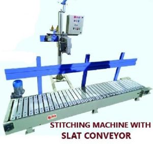 Single Line & Double Line Automatic Bag Stitching with Uhm Slat Conveyor