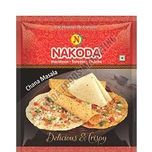Chana Masala Papad