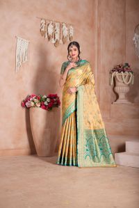 9747 Designer Weaving Work Pure Tissue Silk Saree