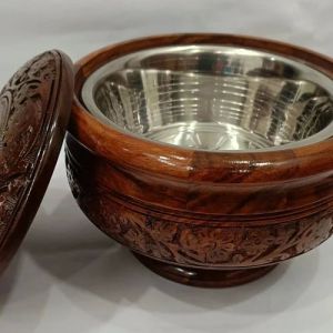Handcrafted Wooden Chapati Box