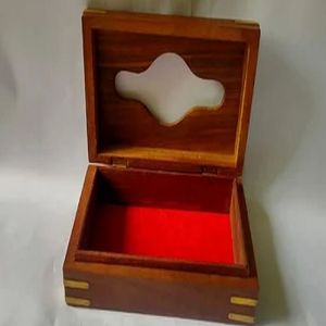 Wooden Tissue Box