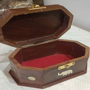 Wooden Jewellery Box With Handle
