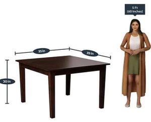 4 Seater Sheesham Wood Dining Table Set