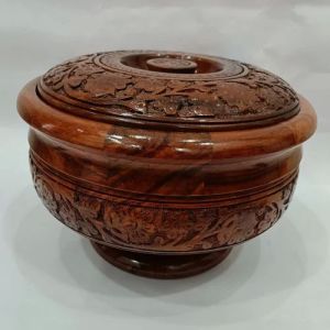 Handcrafted Wooden Chapati Box