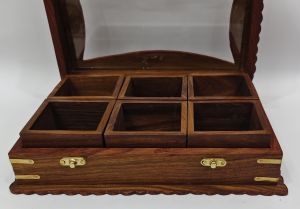 Sheesham Wooden Spice Box