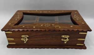 Sheesham Wooden Spice Box