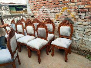 Carved Wooden Chairs