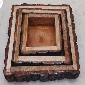 Wooden Buckle Tray