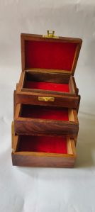 Wooden 3 Layer Jewellery Box