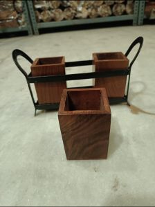 Wooden Cutlery Holder