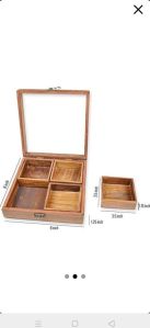 Brown Wooden Dry Fruit Box