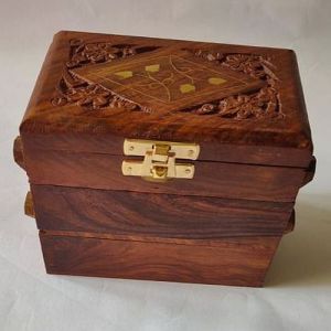 Wooden 3 Layer Jewellery Box