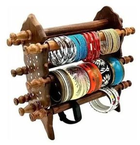Wooden Bangle Stand