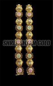 22k Real Gold Rajasthani Marwadi Gajra Bangle