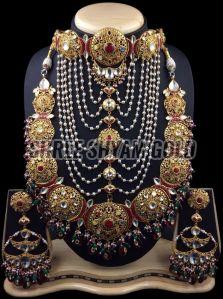 Antique Gold Wedding Bridal Jewellery Set