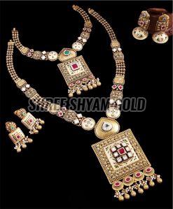 Bridal Antique Kundan Gold Jewelry Set